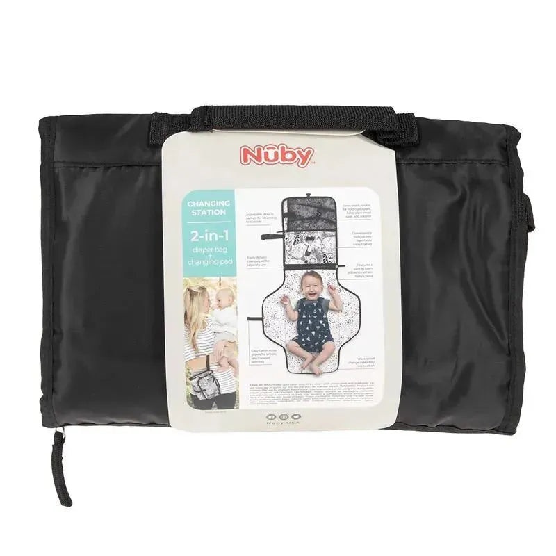 Nuby – Dr. Talbot’s All Black Portable Changing Pad with Case