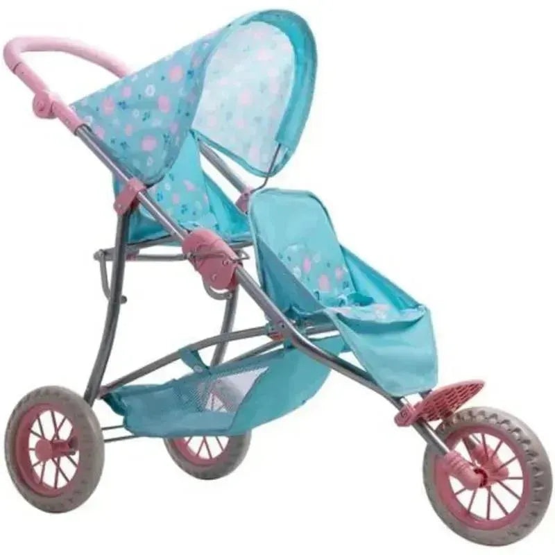 Adora – Twin Jogger Baby Doll Stroller, Flower Power