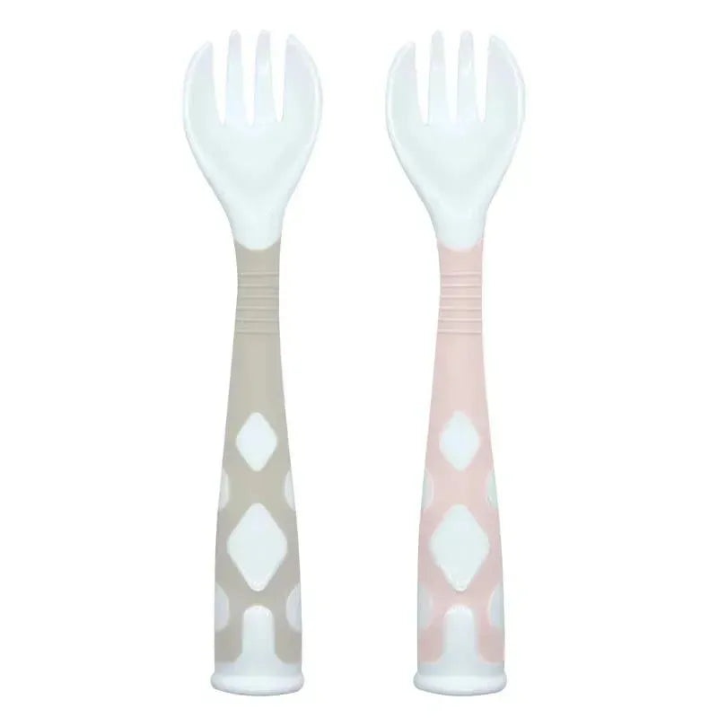 Kushies – Silibend Fork 2 Pack Sand and Pink