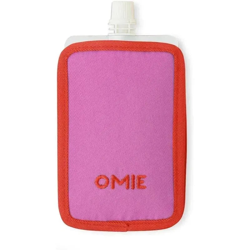 OmieBox – Pouch Cooler, Freezable Insulated Sleeve, Pink