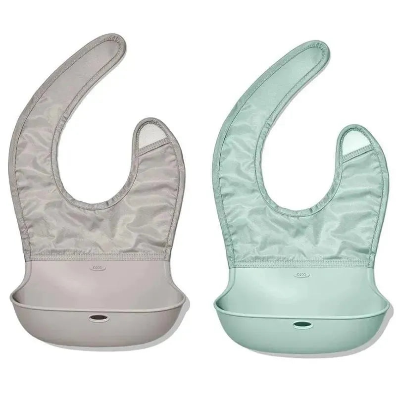 Oxo – 2Pk Tot Roll Up BiB, Opal And Drizzle