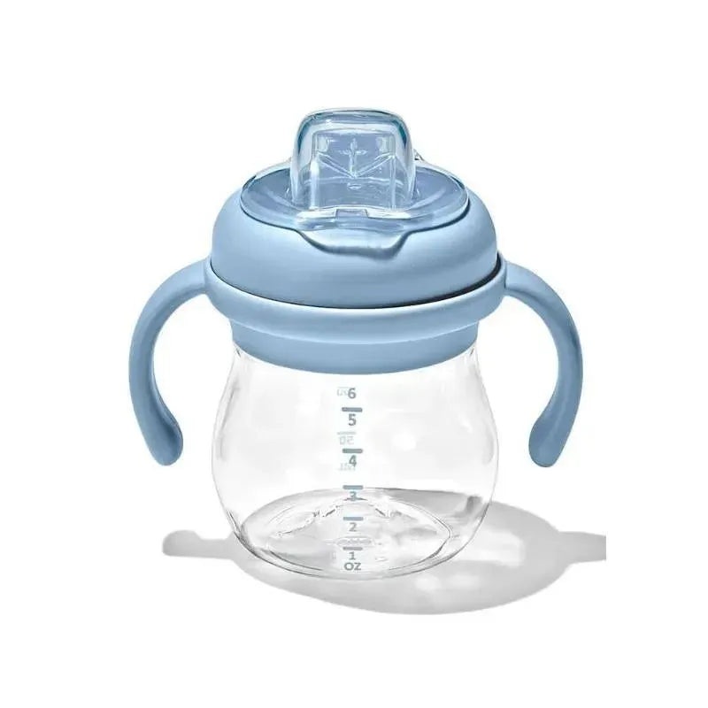 Oxo – 6 Oz Tot Transitions Soft Spout Sippy Cup with Removable Handles, Dusk