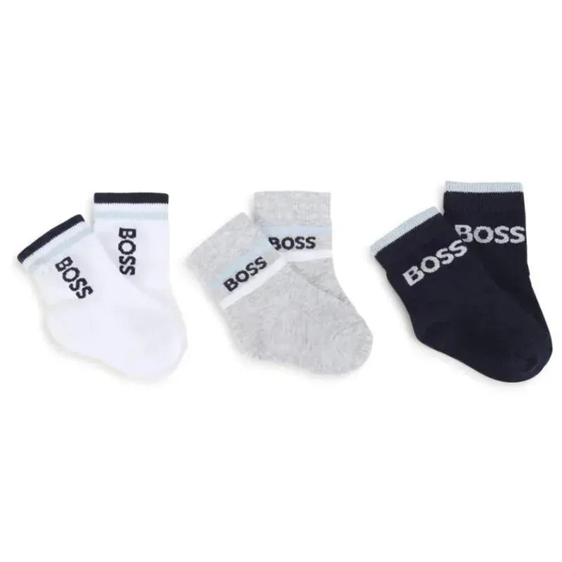 Hugo Boss Baby – 3Pk Boy Socks Navy