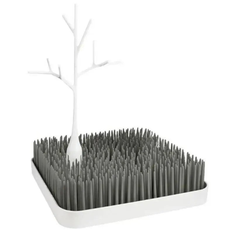 Boon – Baby Bottle Drying Rack Combo Grass Gray & Twig White
