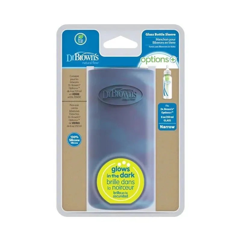 Dr. Brown’s – 8 Oz/ 250 Ml Narrow Glass Bottle Sleeve, Glow-In-The-Dark