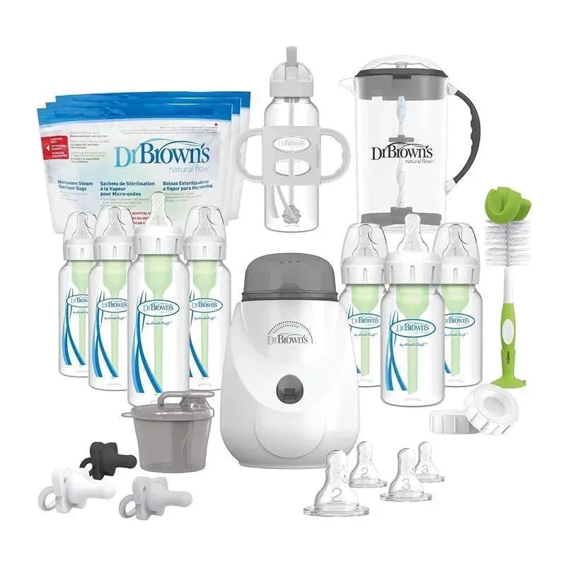 Dr. Brown’s – All in One Options+, Narrow Anti-Colic Baby Bottle Gift Set