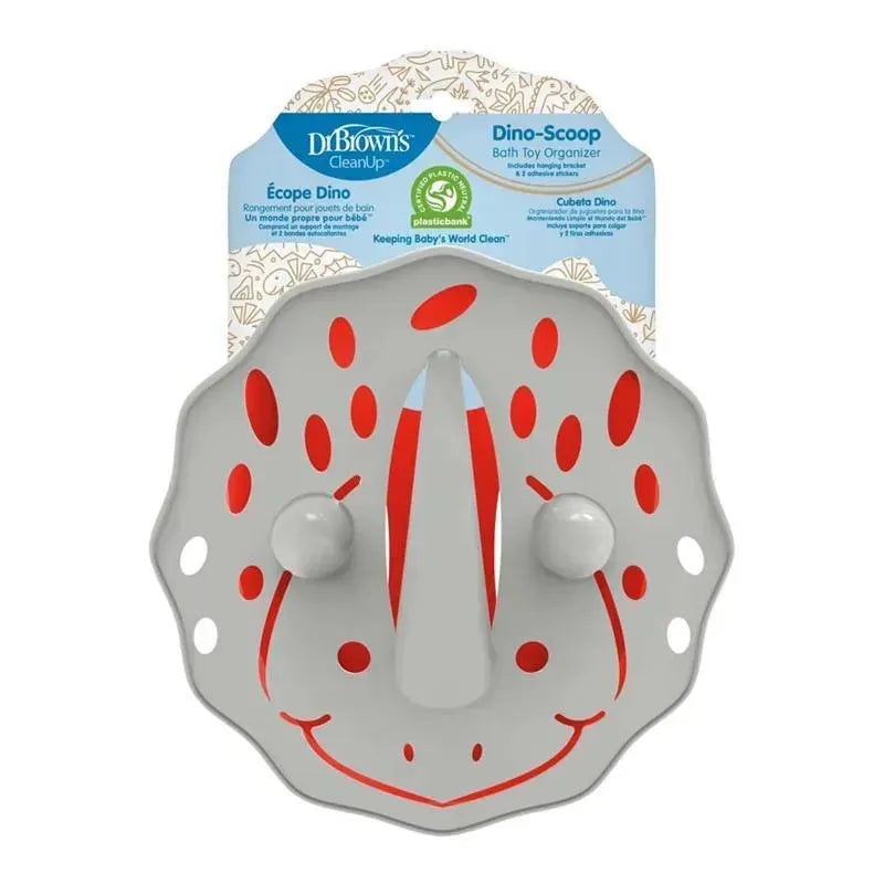 Dr. Brown’s – Bath Toy Organizer and Scooper, Dino