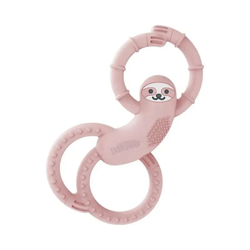 Dr. Brown’s – Flexees Sloth Silicone Teether, Pink