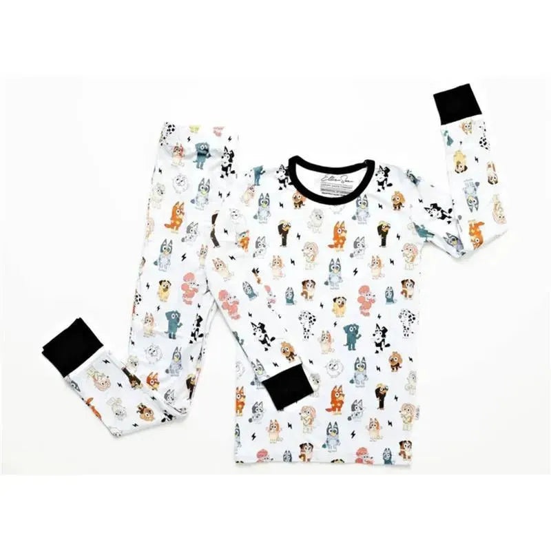 Ellie Sue – Blue Dog & Friends Bamboo Pajamas