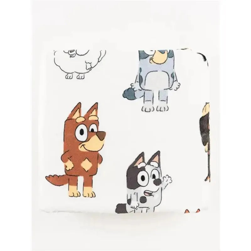 Ellie Sue – Blue Dog & Friends Bamboo Throw Blanket