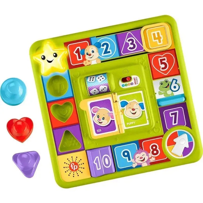 Fisher Price – Laugh & Learn Toy Puppys Game Activity Board with Smart Stages Learning Content