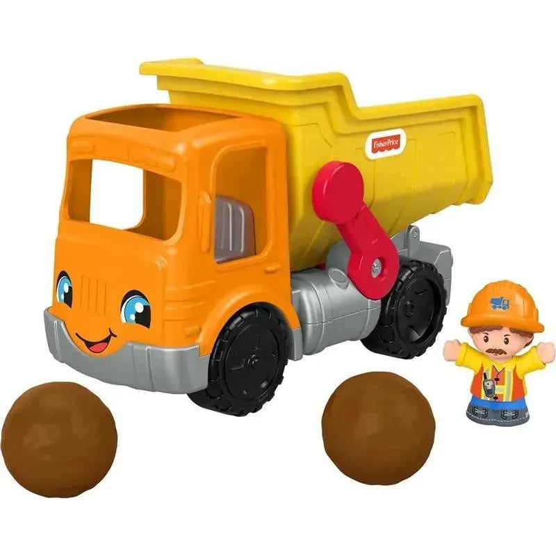Fisher Price – Little People Toddler Construction Toy Work Together Dump Truck with Music Sounds