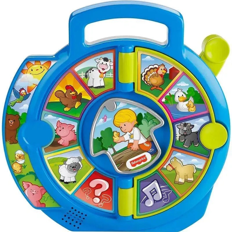 Fisher Price – Little People Toddler Learning Toy World of Animals See N Say with Music and Sounds