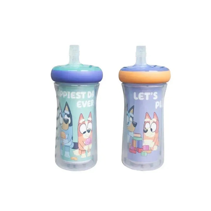 The First Years – Bluey Kids Insulated Straw Cup, 2Pk