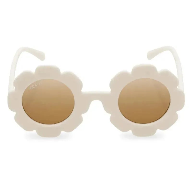 Ali+Oli – Sunglasses for Kids Flower, White