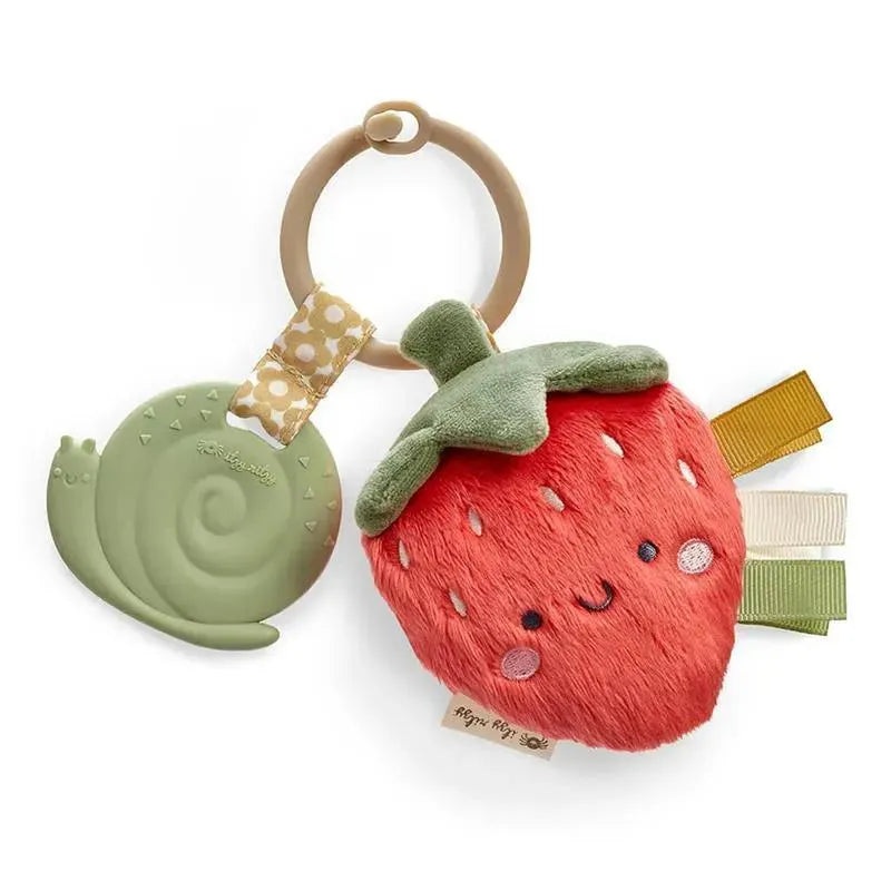 Itzy Ritzy- Pal Plush + Teether, Strawberry