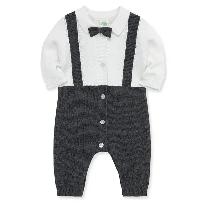 Little Me – Dressy Coverall, Grey