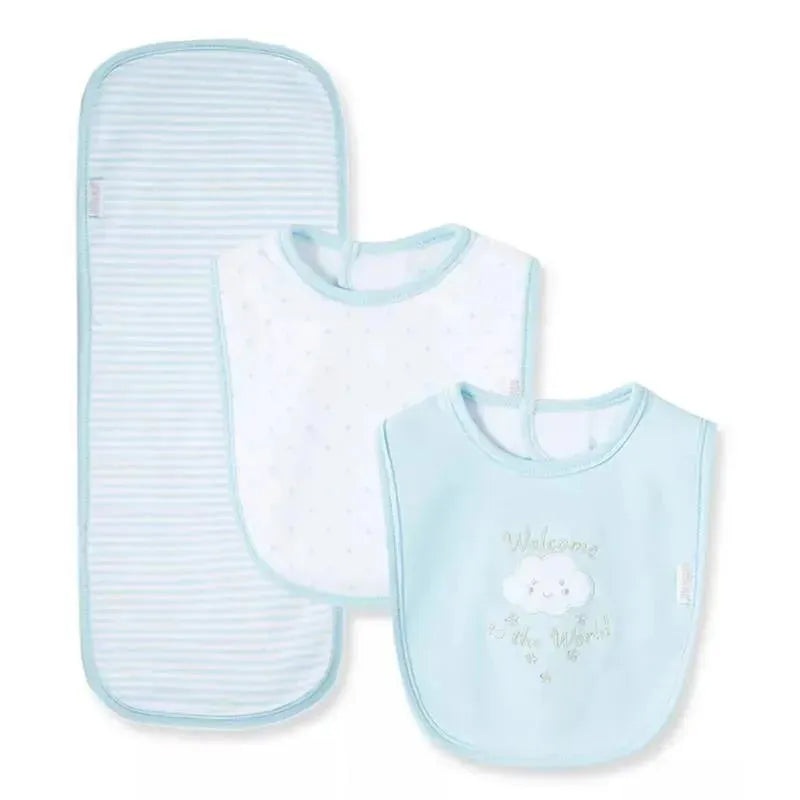Little Me – New World B Bib-Burp, Blue