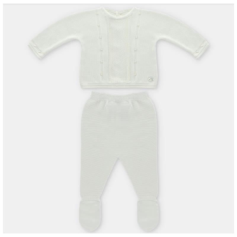 Martin Aranda – Take Me Home Set Sweater & Leggings Knit Firenze, Blanco Roto