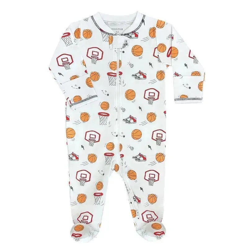 Noomie – Baby Basketball Court Zipper Footie