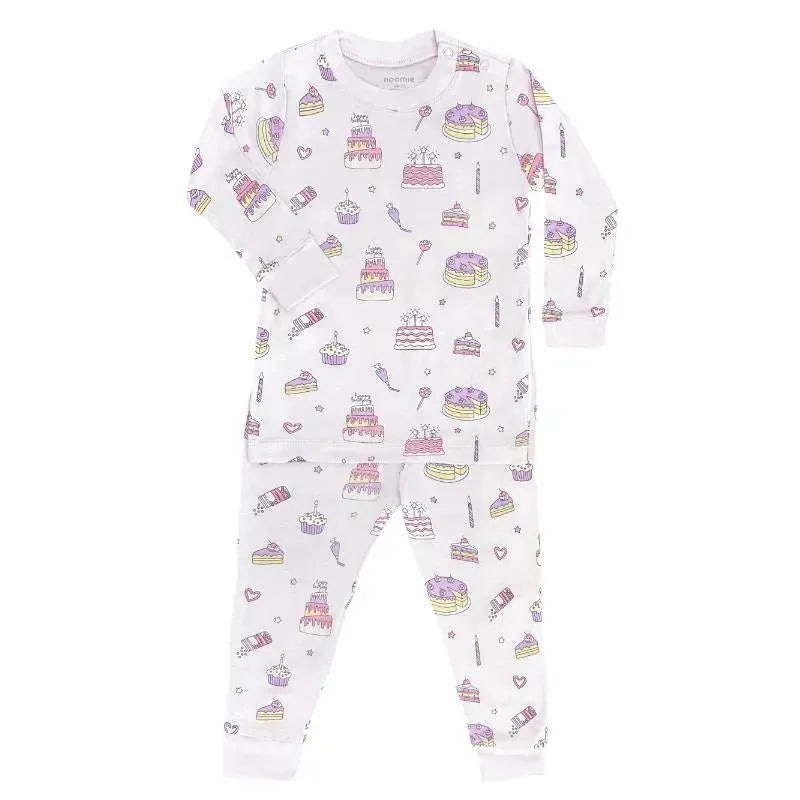 Noomie – Baby Girl Cake Shop Long Sleeve Pajama Set