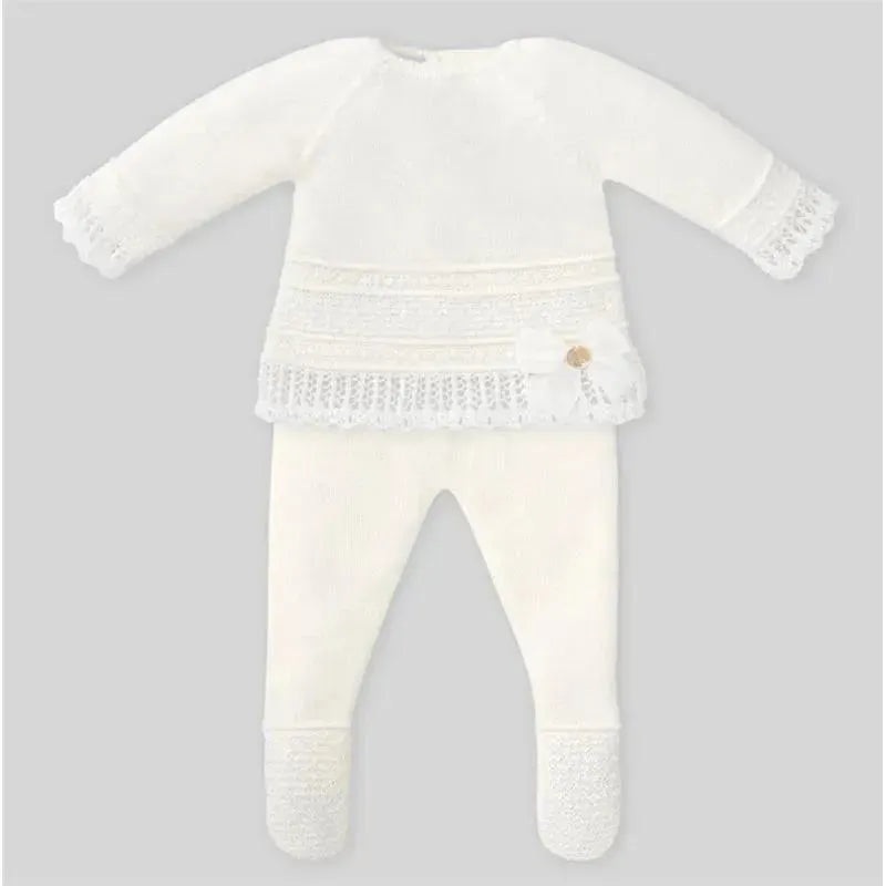 Paz Rodriguez – Take Me Home Set Knit Sweater & Leggings Dulzura, Cream
