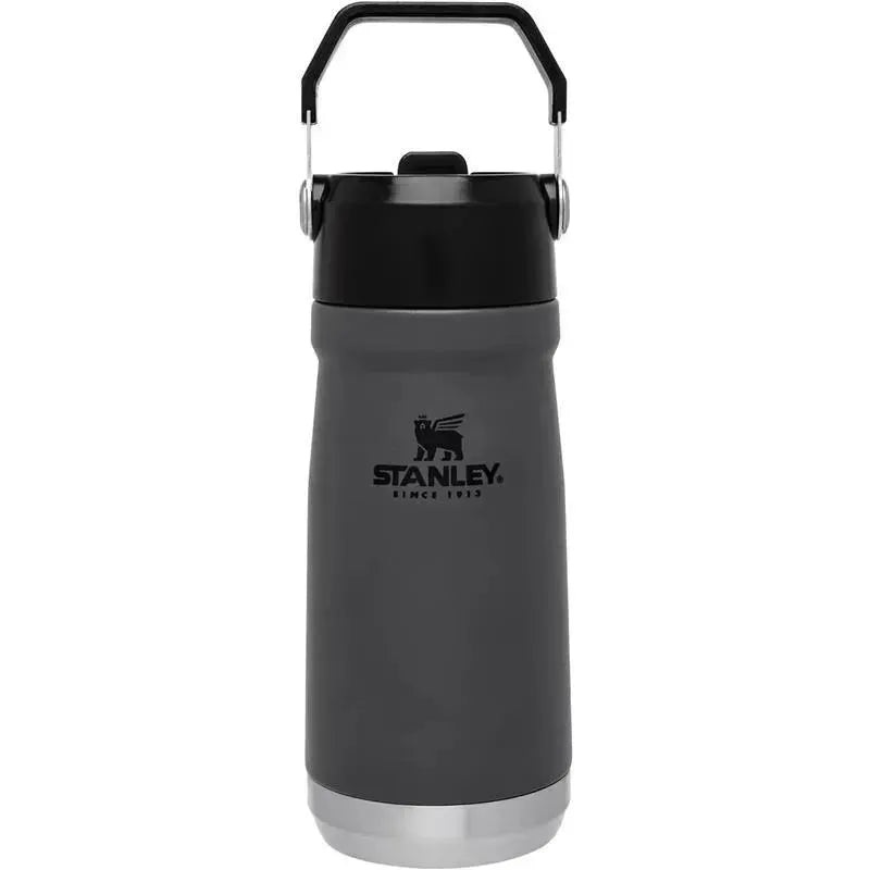 Stanley – 17Oz IceFlow Stainless Steel Bottle with Straw, Charcoal