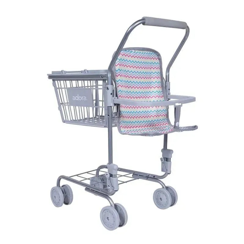 Adora – Zig Zag Rainbow Doll Shopping Cart