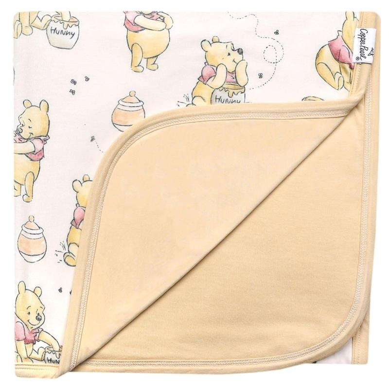 Copper Pearl – Large Premium Knit Baby 3 Layer Stretchy Quilt Blanket Hunny