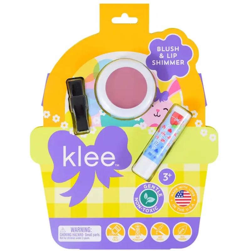 Klee Naturals – Easter Blush And Lip Shimmer Set Strawberry Pop