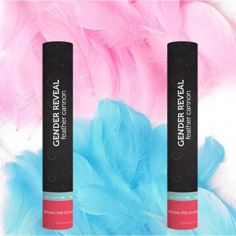 My Baby’s Heartbeat – Gender Reveal Feather Cannons
