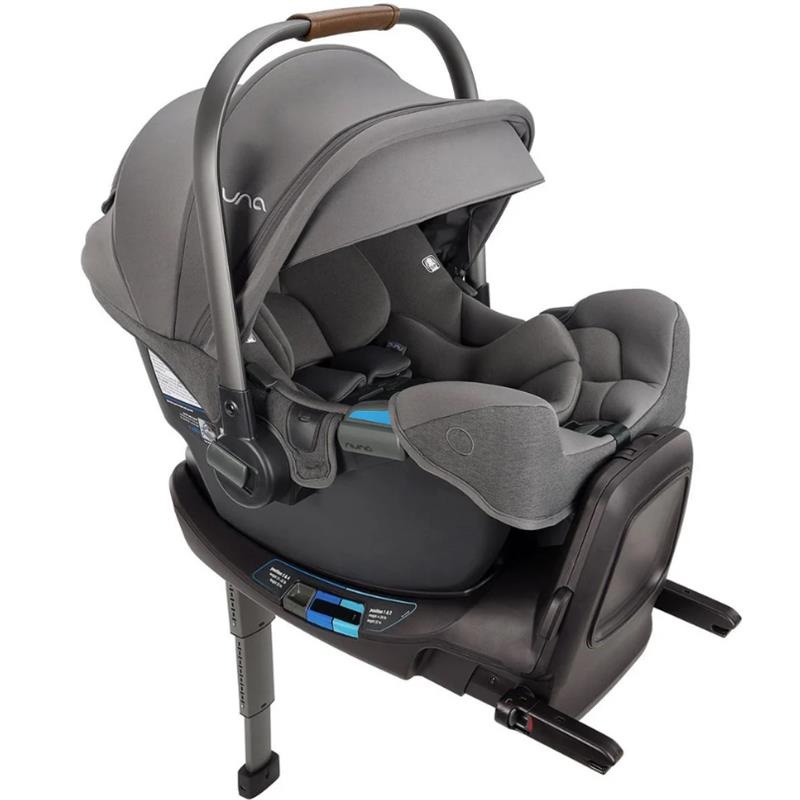 Nuna – PIPA RX Infant Car Seat + RELX Base with Load Leg, Granite