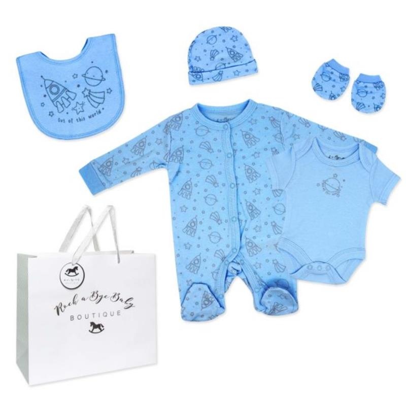 Rose Textiles – 5Pk Baby Boys Mesh Bag Set, Out Of This World