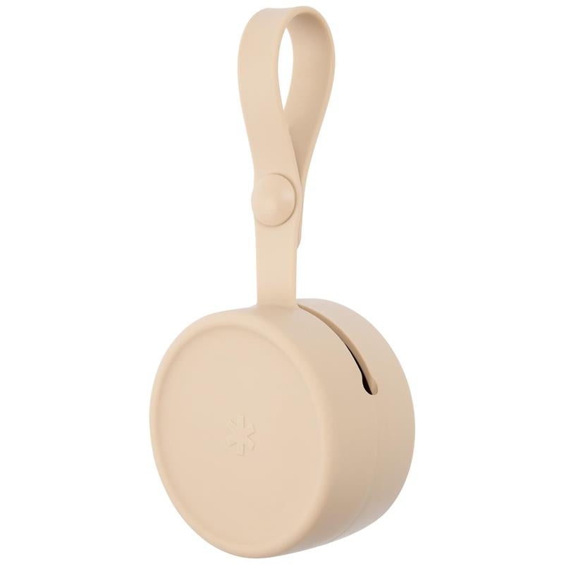 Skip Hop – Grab & Go Silicone Pacifier Holder, Oat