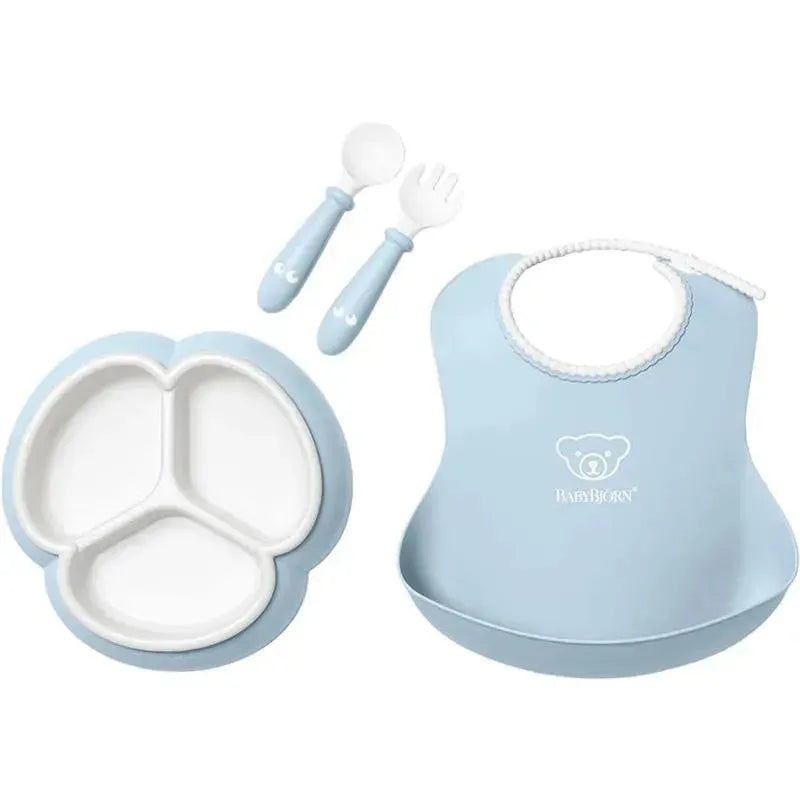 BabyBjorn – 4Pk Mealtime Set, Powder Blue