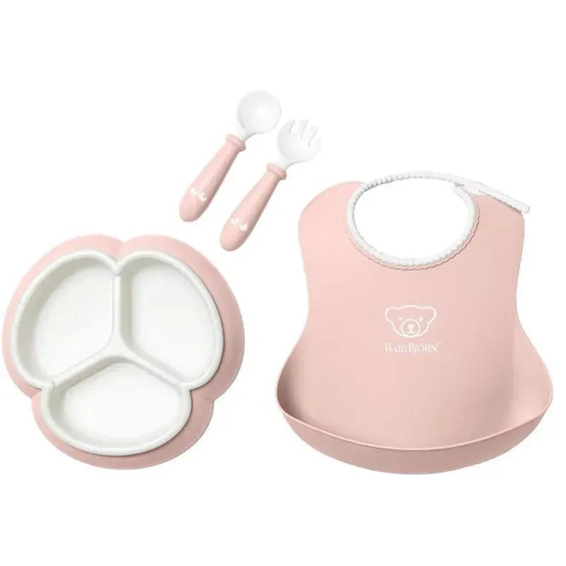 BabyBjorn – 4Pk Mealtime Set, Powder Pink