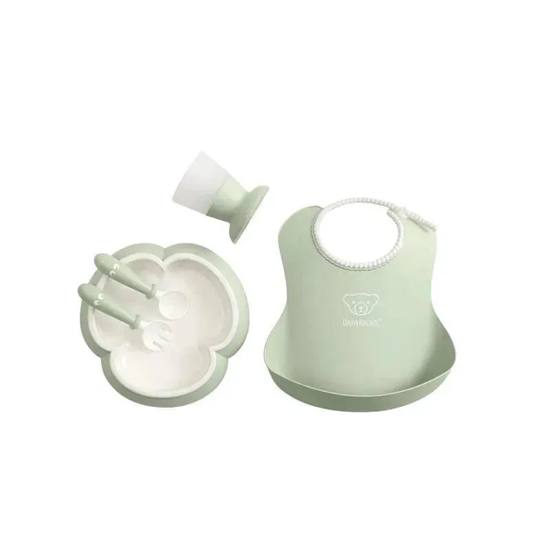 BabyBjorn – Baby Dinner Set, 5 pcs Powder Green
