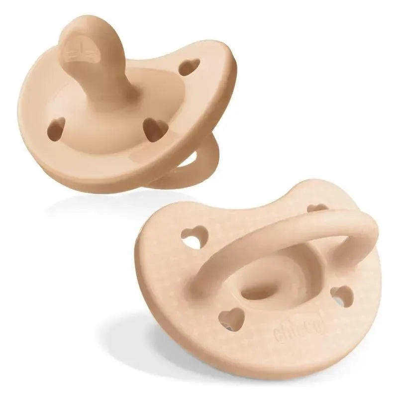 Chicco – PhysioForma 100% Soft Silicone One Piece Pacifier for Babies aged 0-6 months Blush