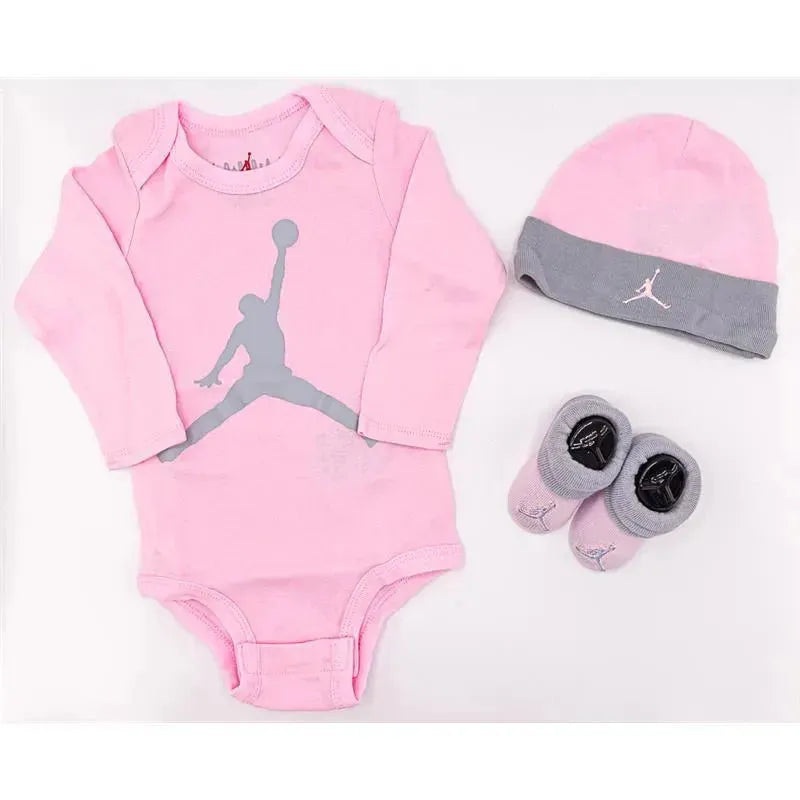 Haddad Jordan Basic Long Sleeve Set Pink Foam