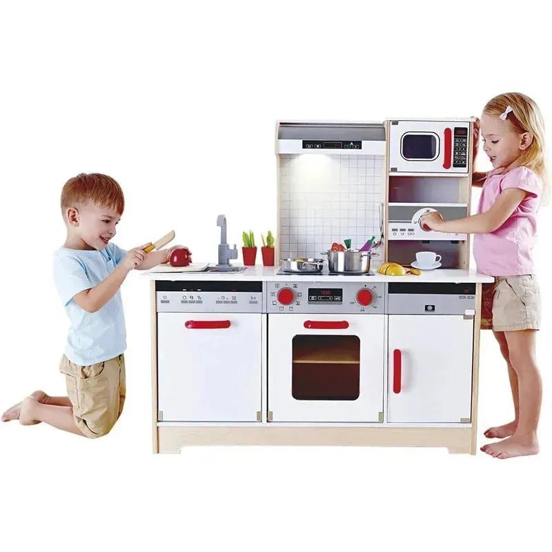 Hape – Kids All-in-1 Wooden Play Kitchen with Accessories