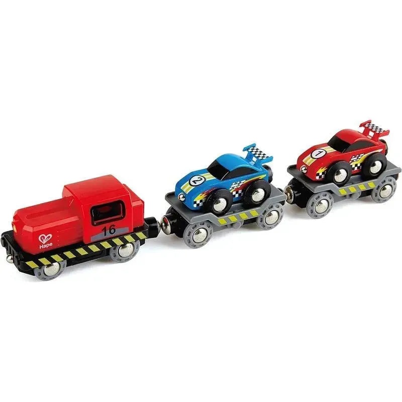 Hape – Race Car Transporter