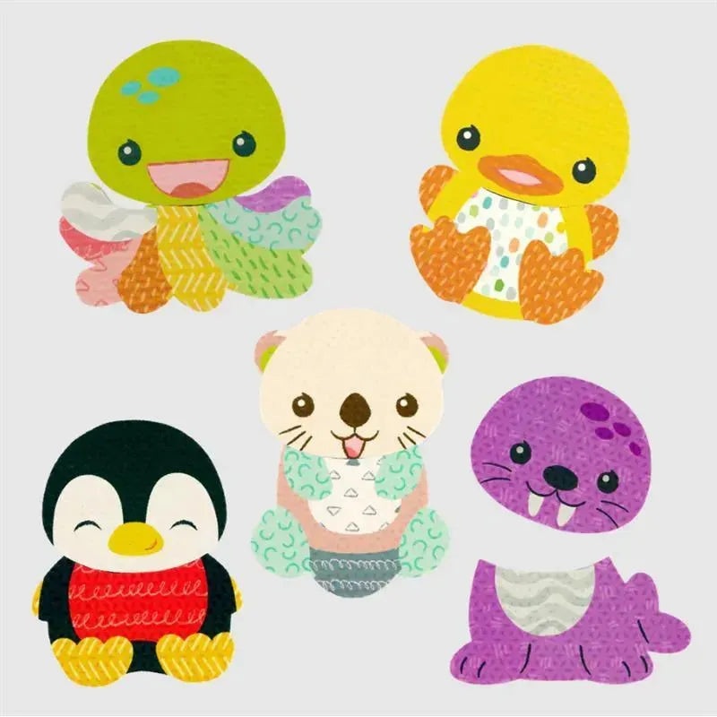 Infantino – Wee Wild Ones Mix & Match Bath Sticker Pals