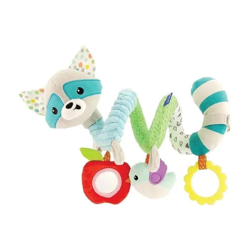Infantino – Wee Wild Ones – Spiral Activity Toy, Raccoon