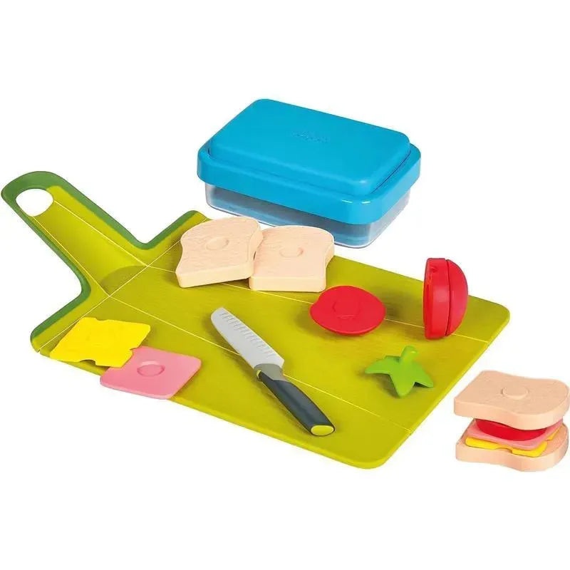 Casdon – Joseph Joseph GoEat Toy Lunch Prep Set for Children Aged 2 Years and Up, with Choppable Food
