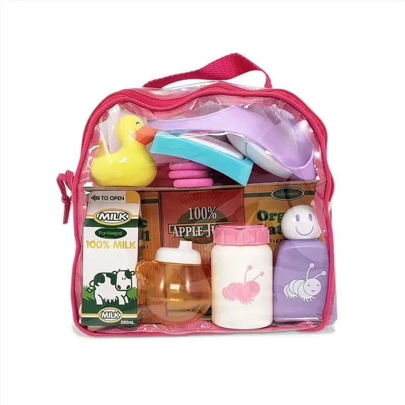 JC Toys – Baby Doll Nursery 20 Piece Accessory Bag Berenguer Boutique, Ages 2+