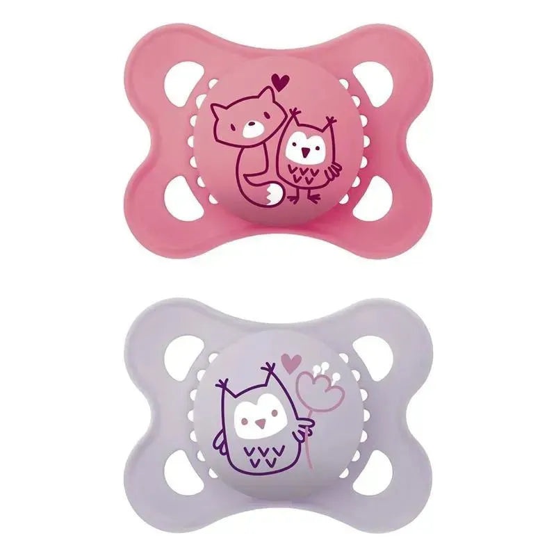 Mam – Matte Deco Pacifier 0-6 Months, Girl