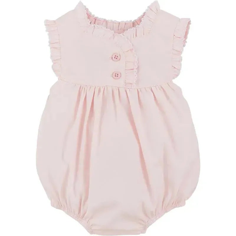 Mud Pie – Baby Girl Pink Ruffle Bubble