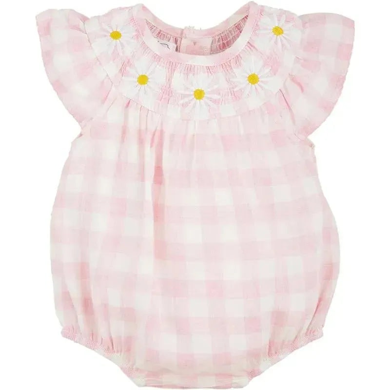 Mud Pie – Baby Girl Smocked Daisy Bubble
