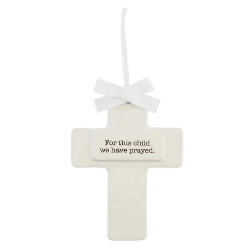 Mud Pie – For This Child Keepsake Cross