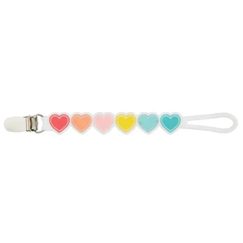 Mud Pie – Heart Silicone Pacy Strap